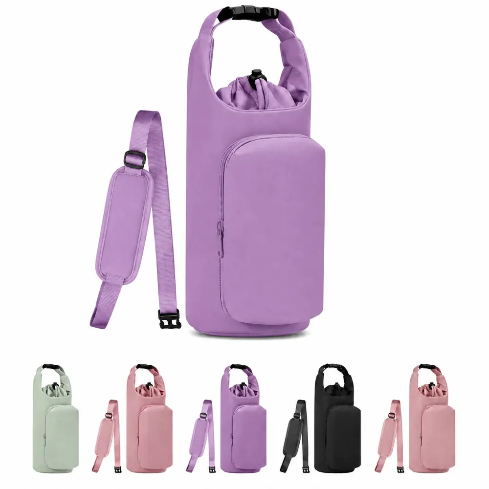 Insulated Bottle Holder with Phone Pocket 2