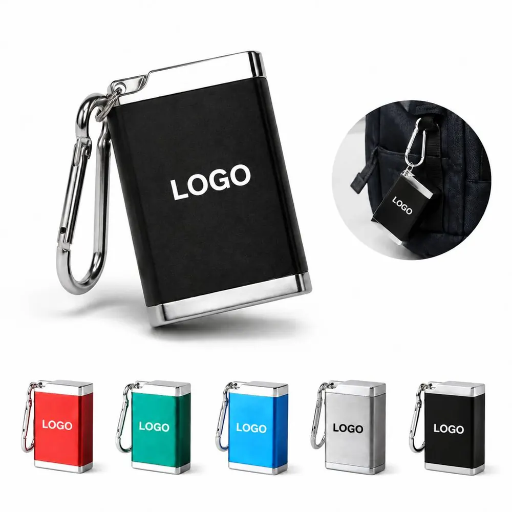 Portable Keychain Car Ashtray with Sealing Lid