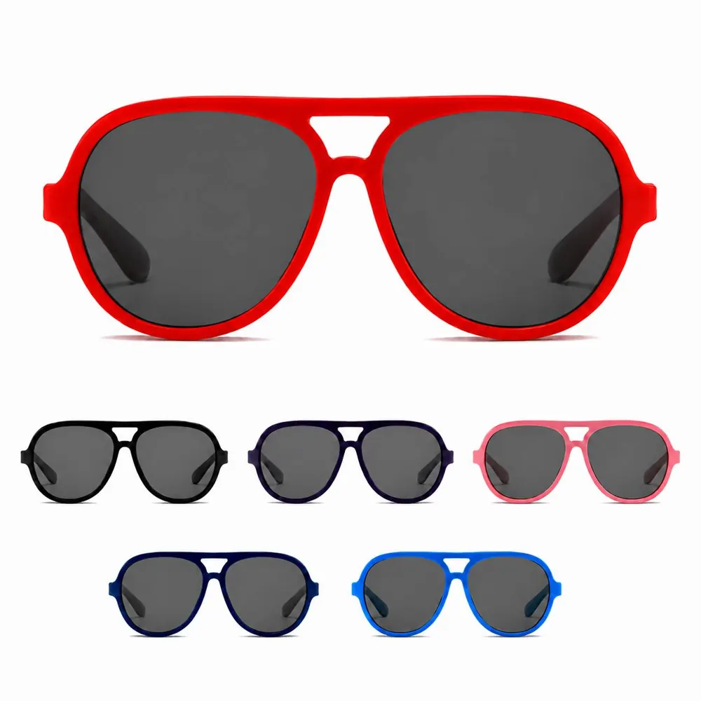 Flexible Rubber Frame Sunglasses for Men and Women 2