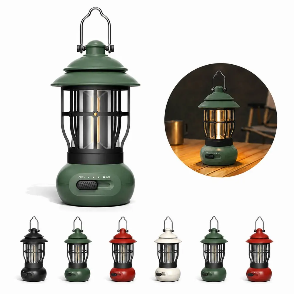 USB Rechargeable Dimmable LED Camping Lantern 2