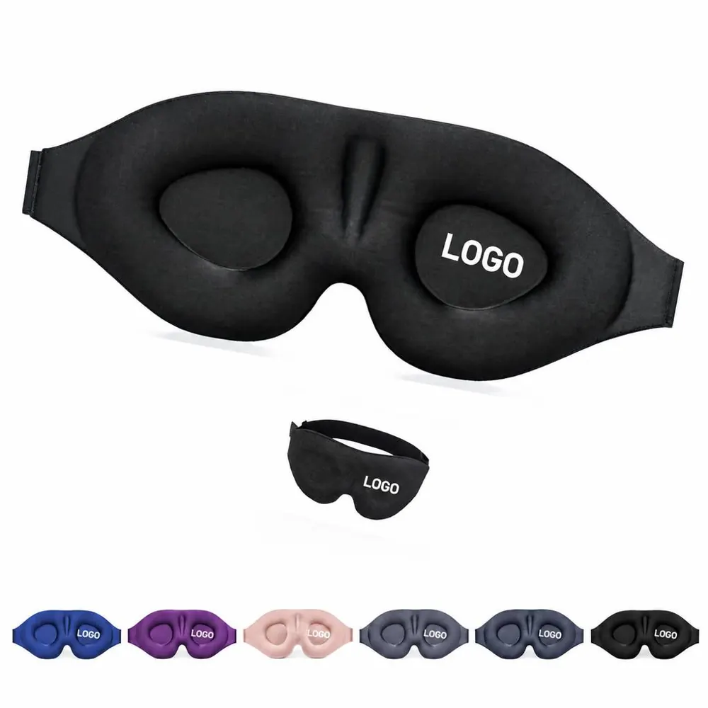 3D Contoured Memory Foam Sleep Mask for Blackout
