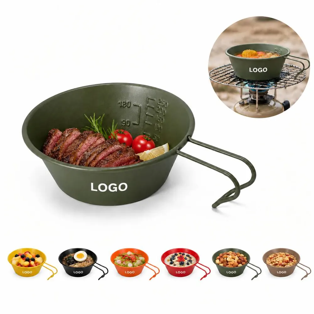 Lightweight Stackable Camp Bowl for Outdoor Cooking