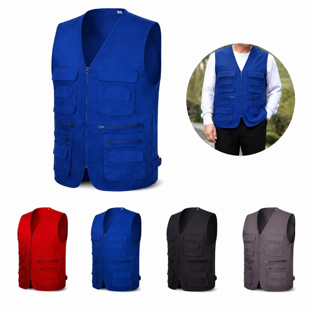 Photographer Vest with Multiple Gear Pockets 2