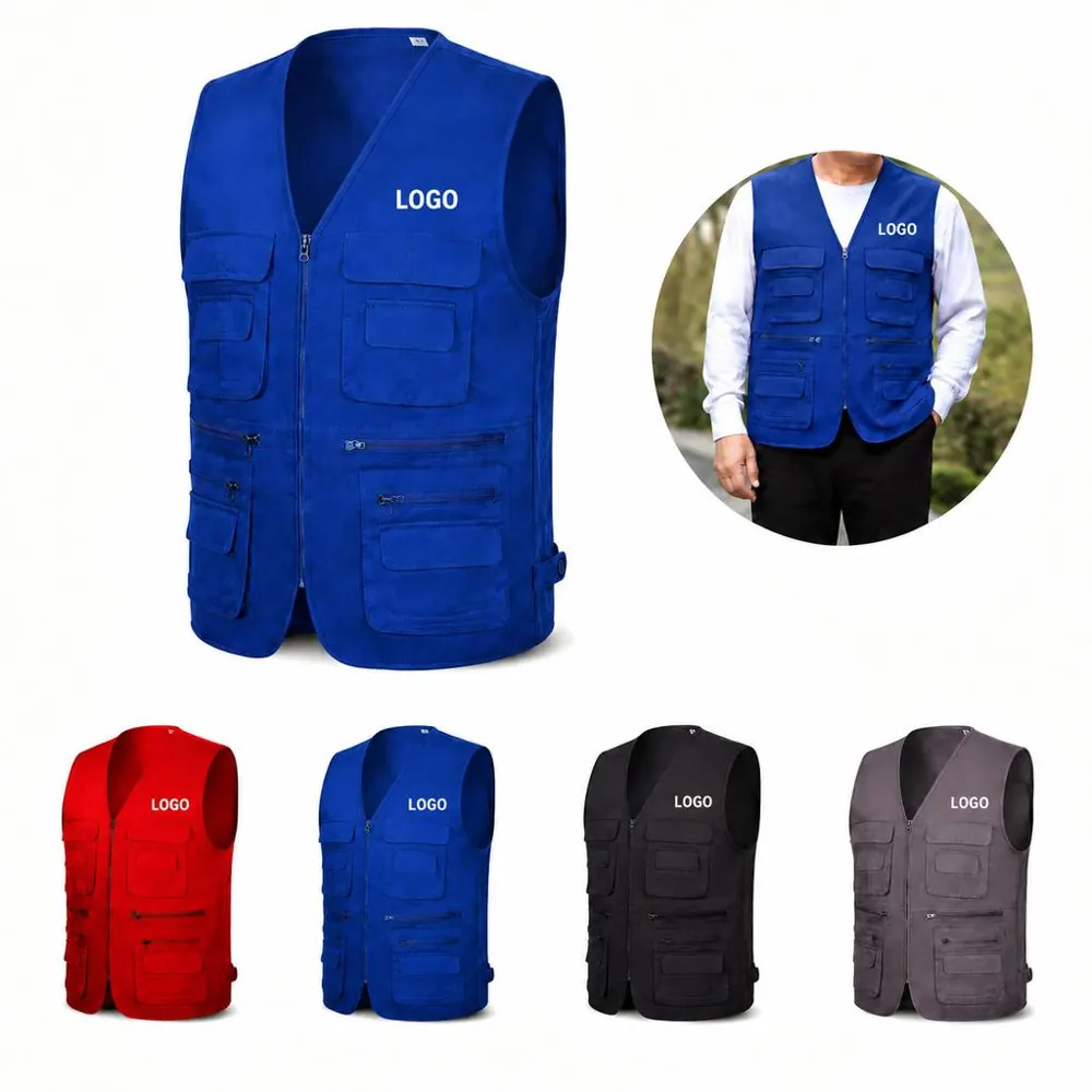 Photographer Vest with Multiple Gear Pockets