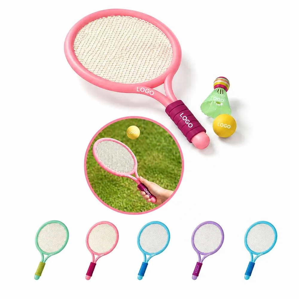 Kids Plastic Tennis Racket with Comfortable Grip