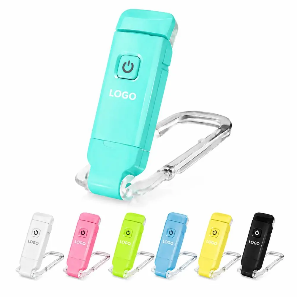 Clip-On Reading Light with Flexible Neck and Rechargeable