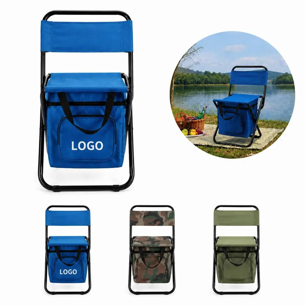 Portable Folding Chair with Padded Seat and Backrest