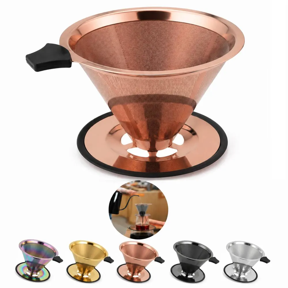Heat-Resistant Pour-Over Coffee Dripper Holder Stand 2