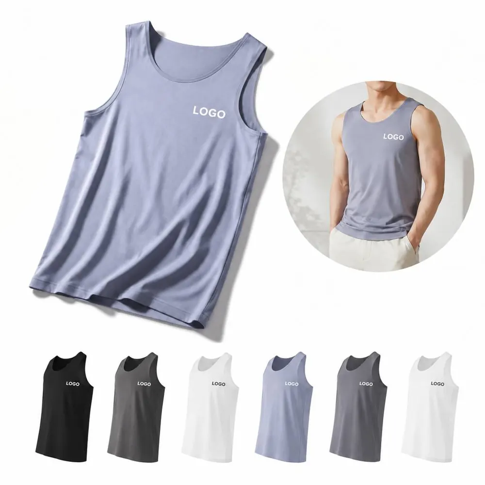 Men's Sleeveless Modal Undershirt Breathable