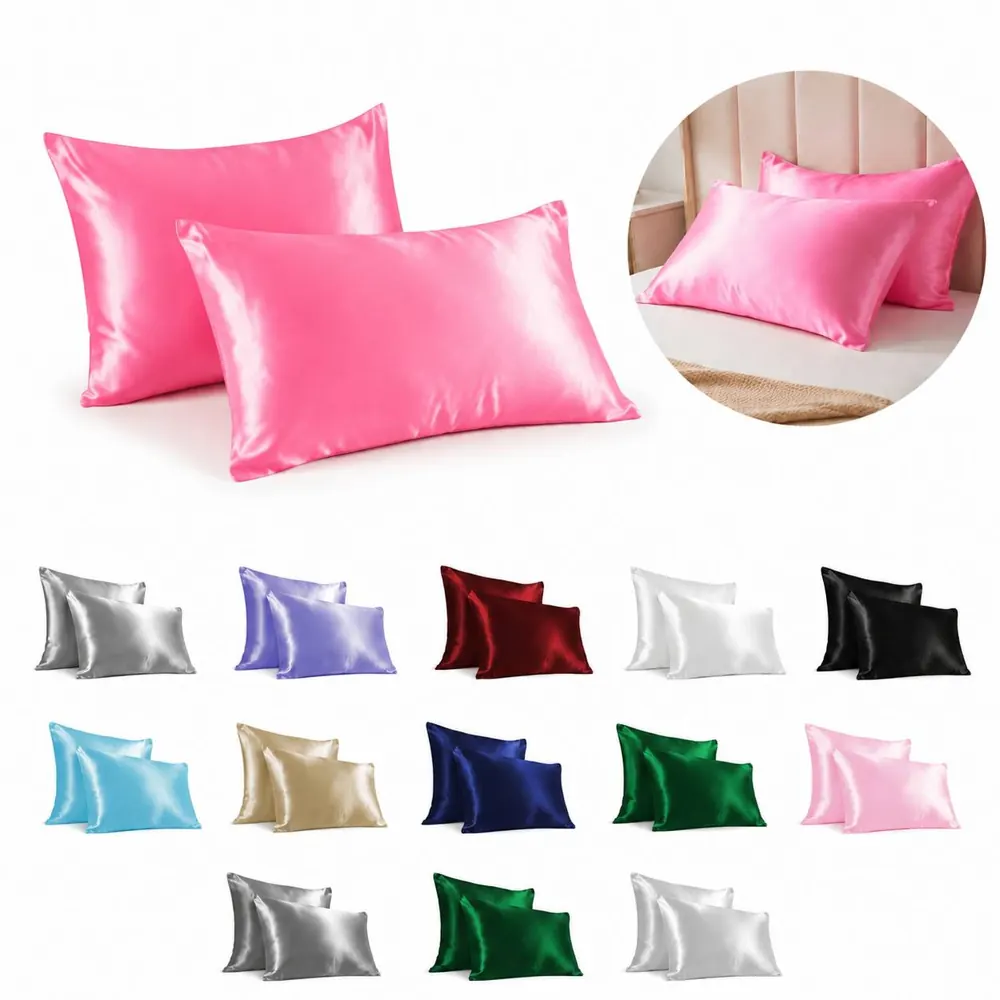 Large Satin Pillowcase for Hair and Skin 2