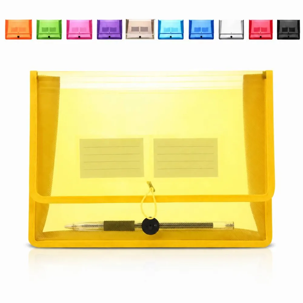 Poly Expanding Document Organizer with Multi Compartments 2