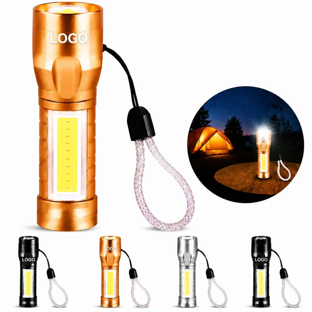 USB Rechargeable LED Flashlight Portable