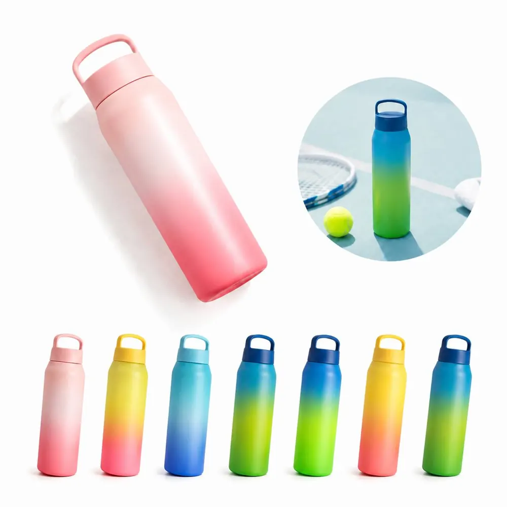 24oz Leakproof Sports Water Bottle BPA-Free Wide Mouth 2