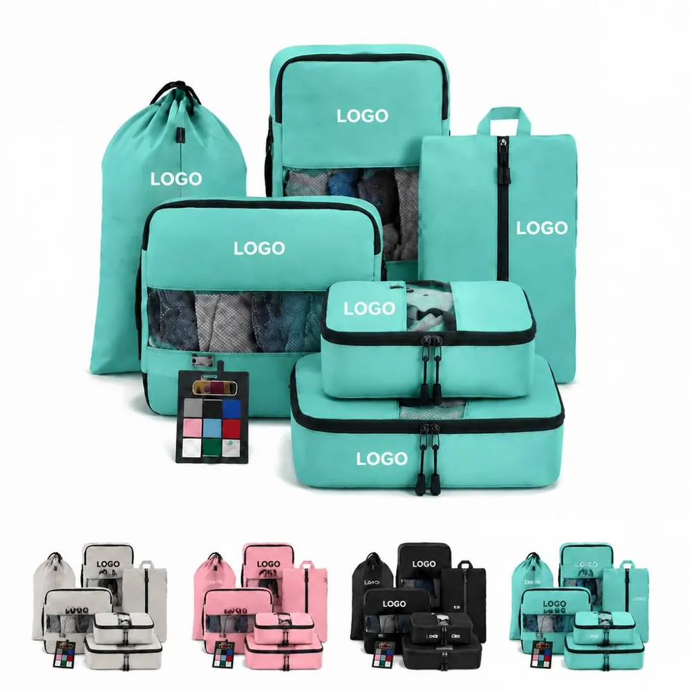 Lightweight Travel Organizer Cubes for Suitcase Storage