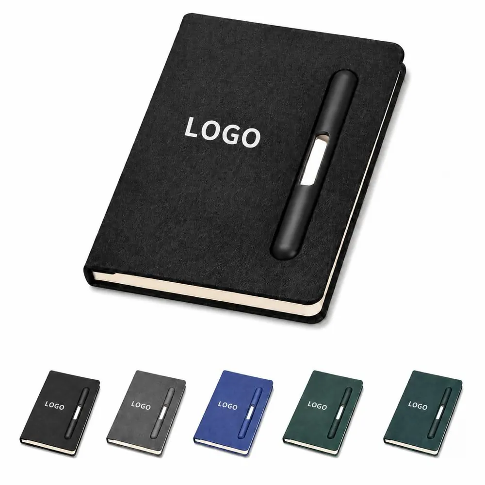 Lined Faux Leather Notebook for Note Taking