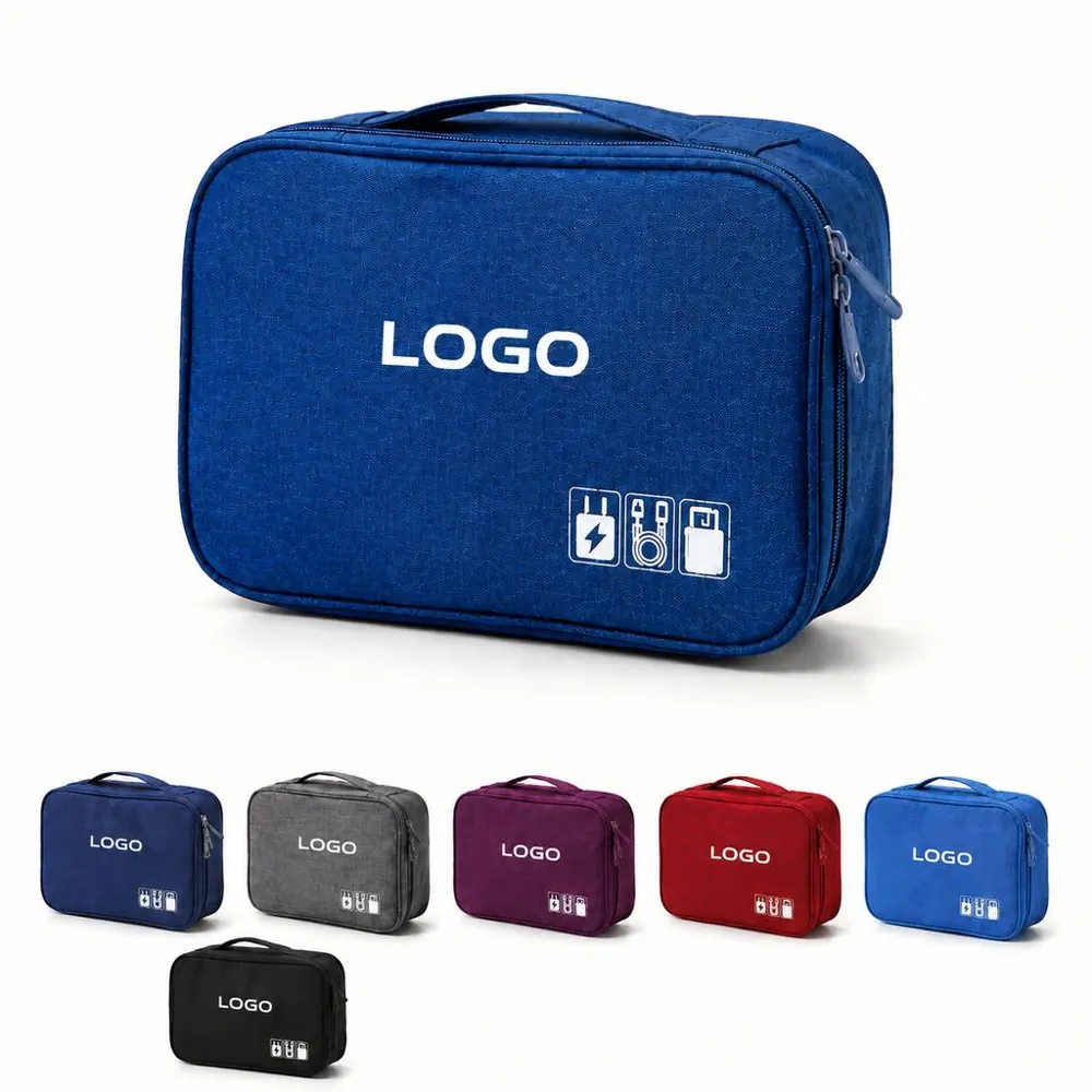 Compact Travel Case for Chargers Cables and Earphones