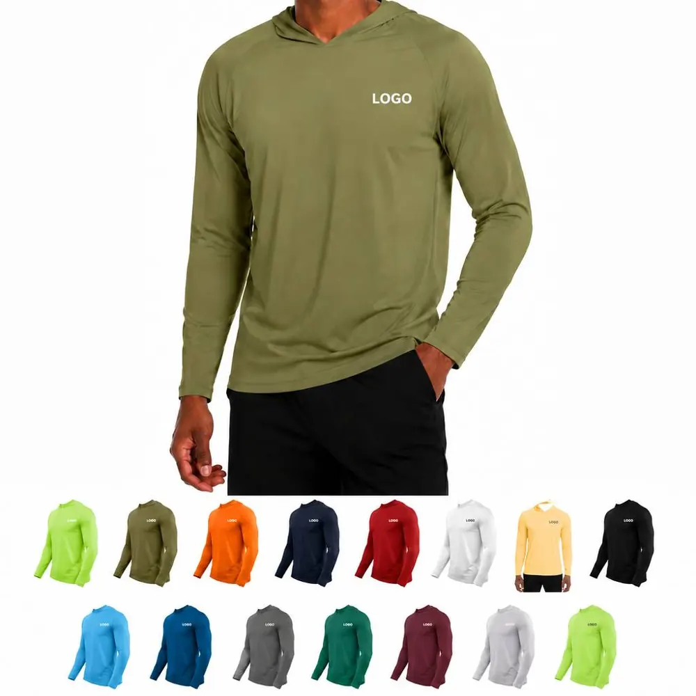 Sun Protection Hooded Jacket with Lightweight Breathable