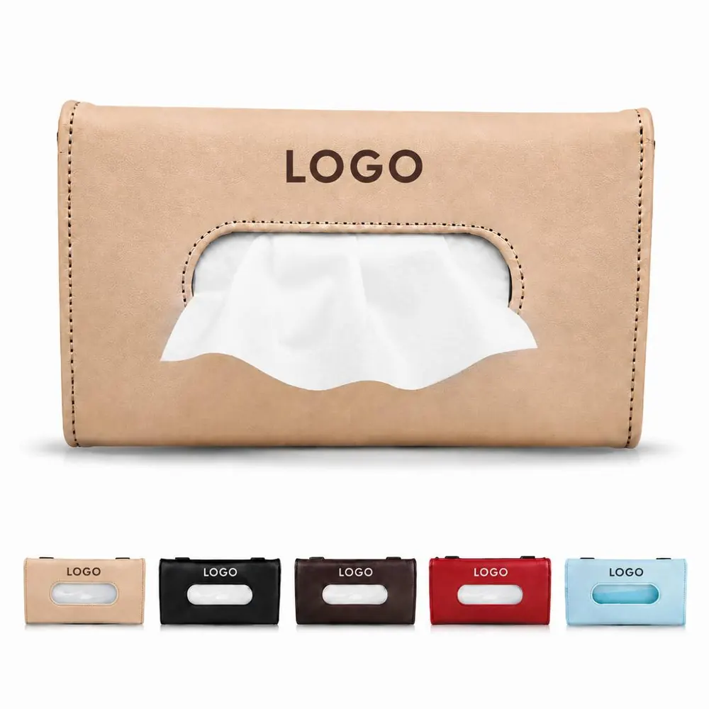 Compact Car Tissue Holder for Dashboard and Sun Visor