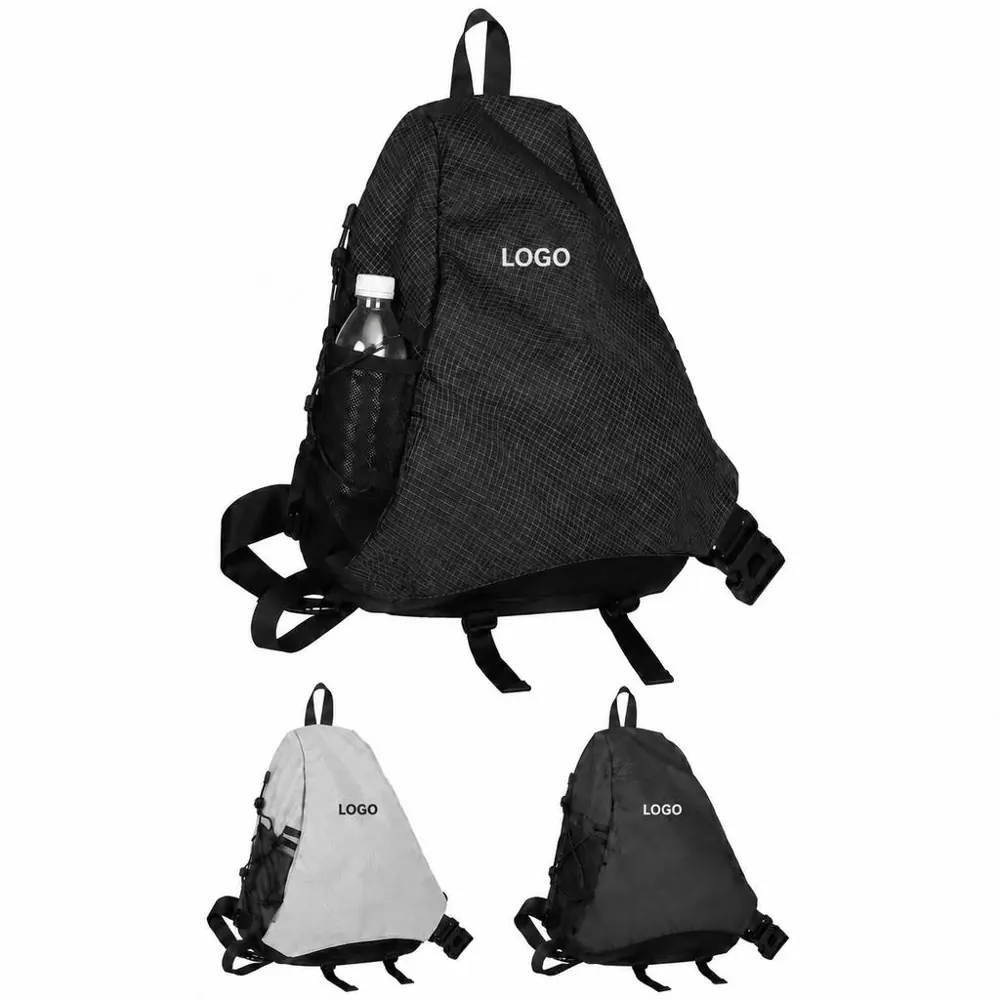 Adjustable Strap Crossbody Bag in Diamond Ripstop