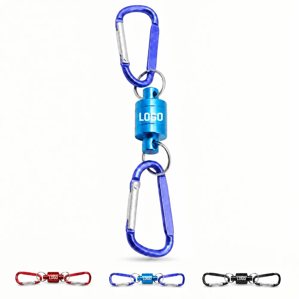 Magnetic Quick Release Keychain with Dual Lock
