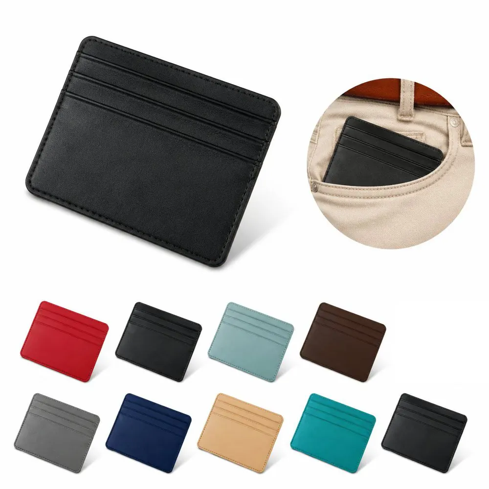 Slim RFID Blocking Card Wallet for Cards and Cash 2
