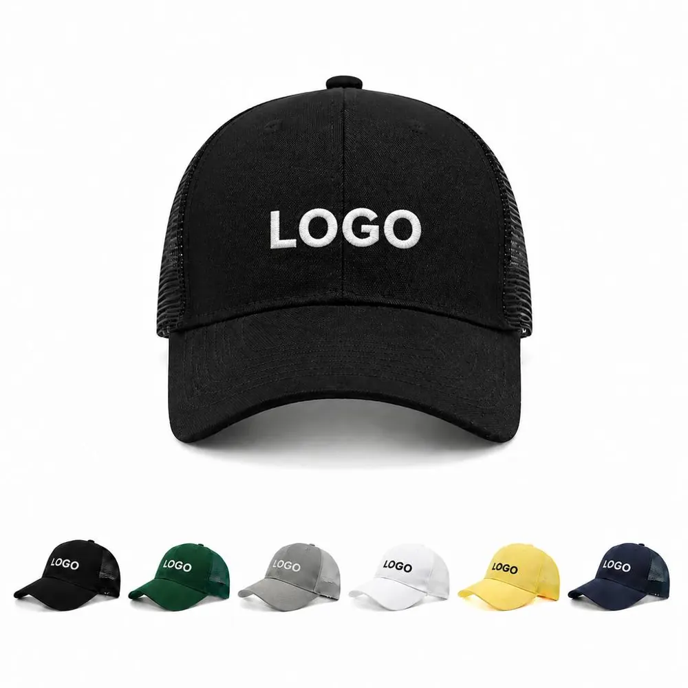 Custom Embroidered Mesh Back Adjustable Snapback Hat