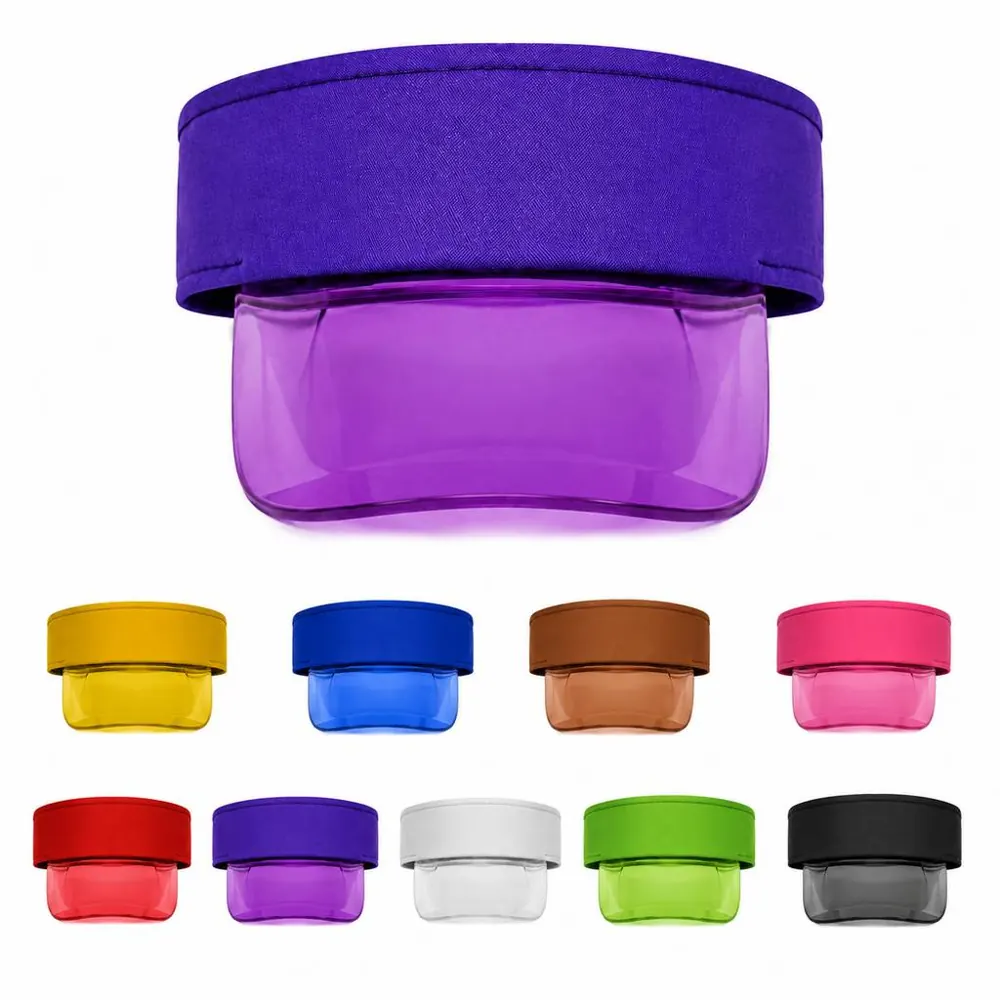 Clear Adjustable Sun Visor Hat for Outdoor Protection 2