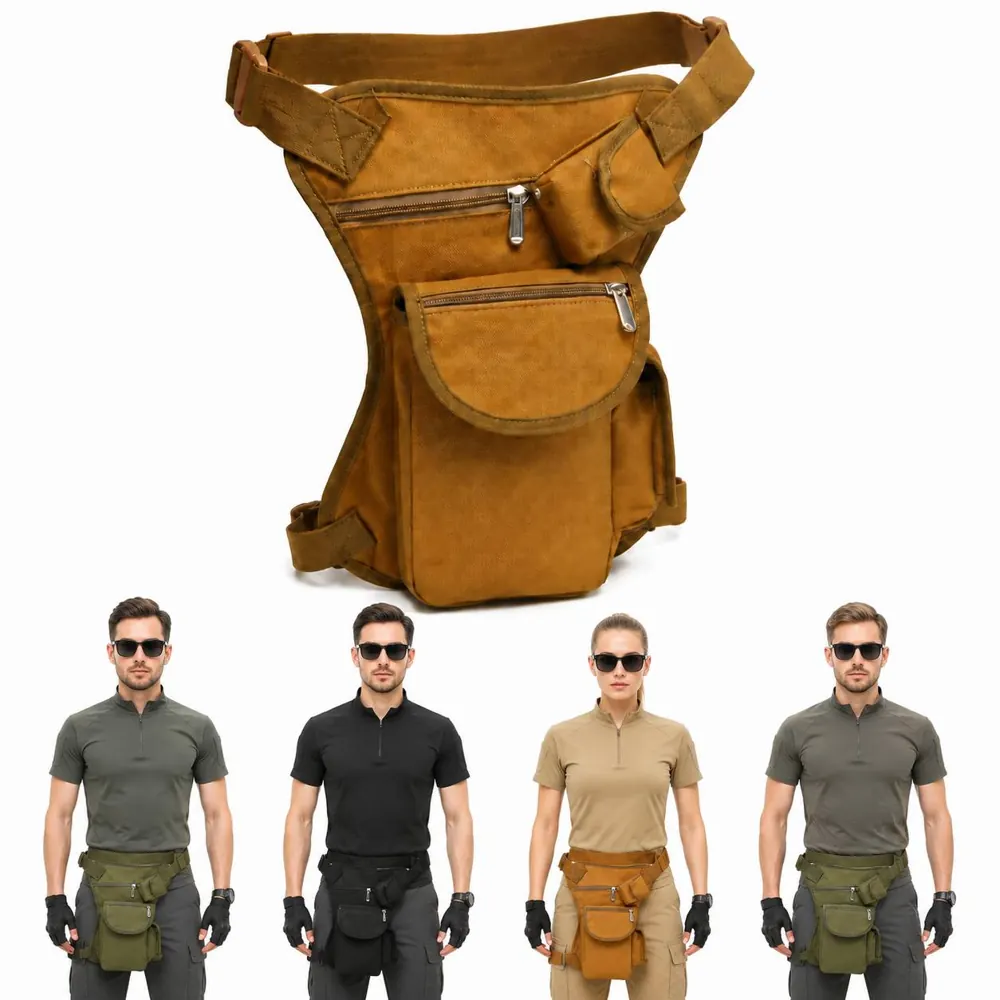 Tactical Waist Pack with Multiple Pockets for Outdoor Use 2