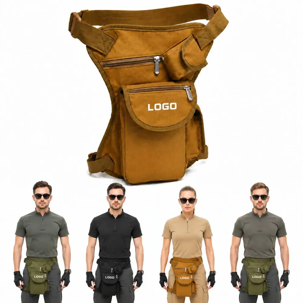 Tactical Waist Pack with Multiple Pockets for Outdoor Use