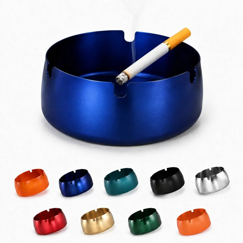 Rustproof Stainless Steel Cigarette Ash Holder 2