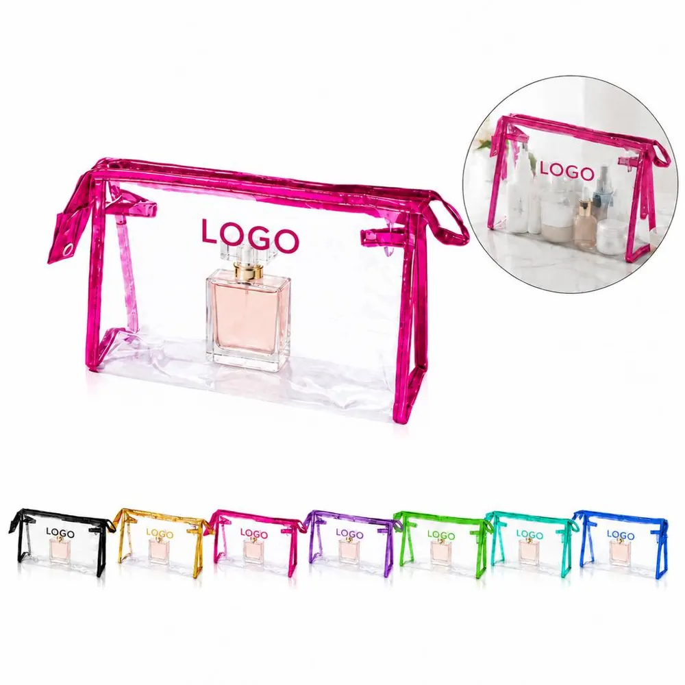 Clear Travel Makeup Pouch with Zipper