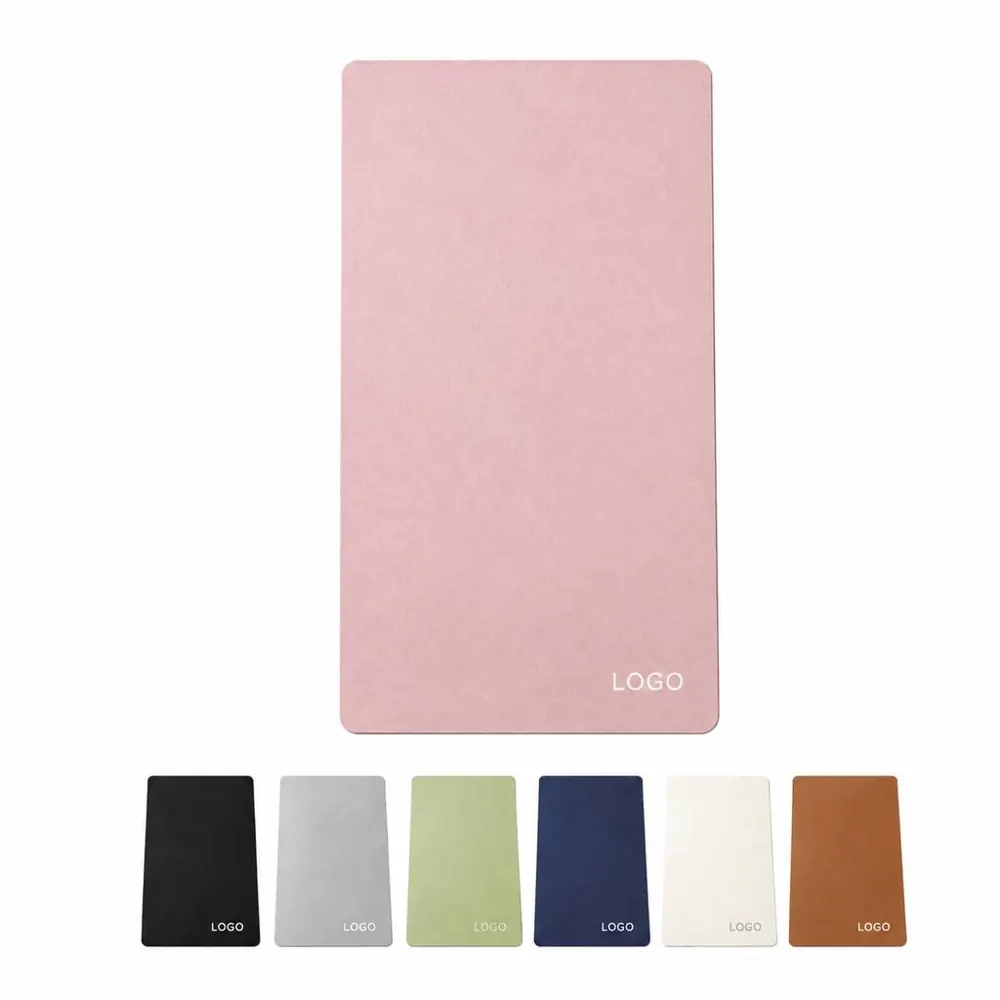 Water-Resistant Leather Desk Pad Protector with Non-Slip