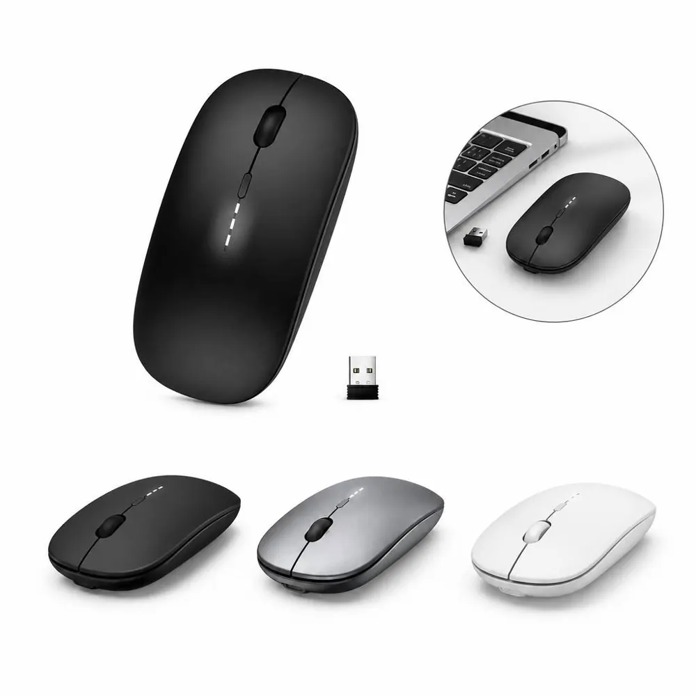 Dual Mode Quiet Wireless Mouse wireless USB 2