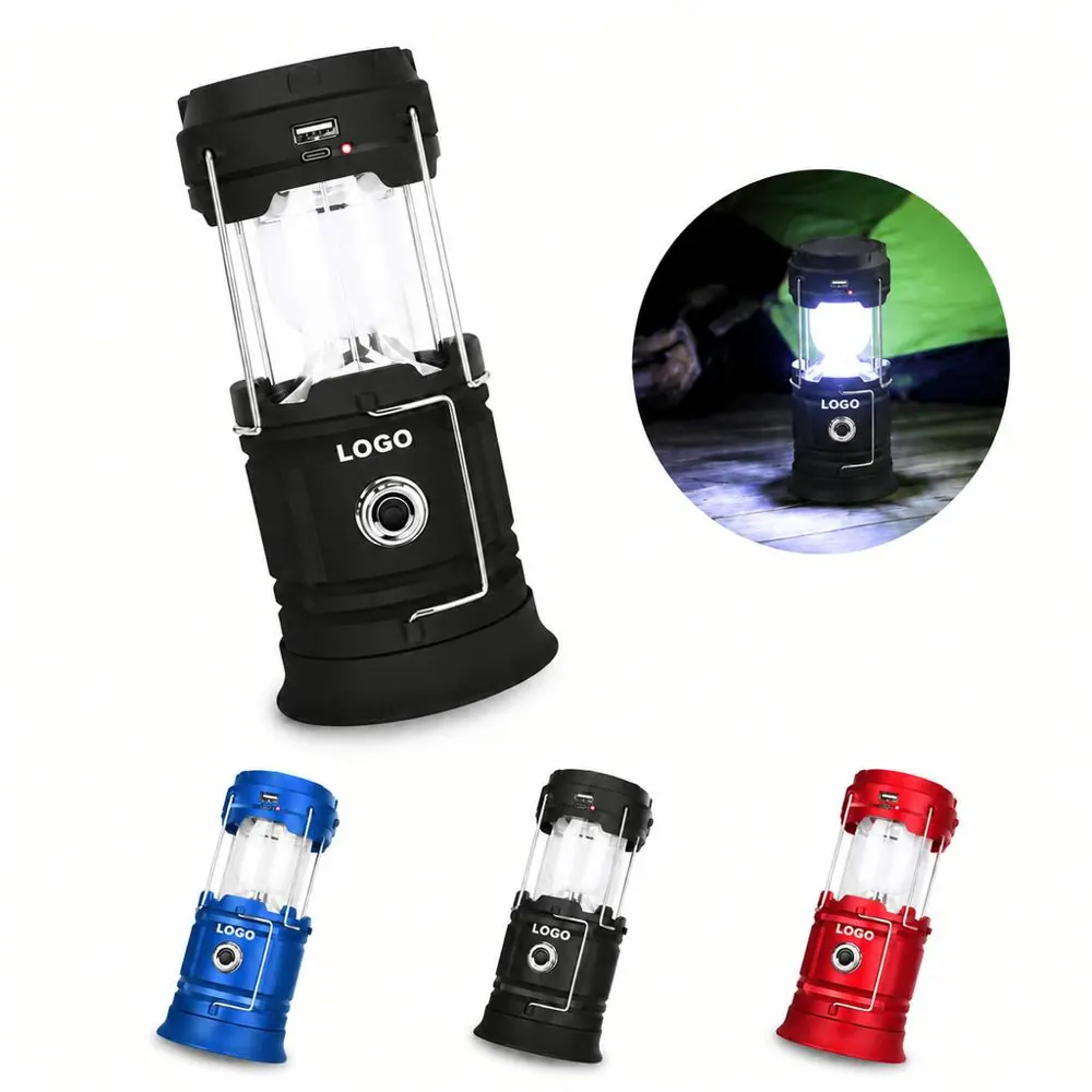 Portable Collapsible Solar LED Camping Lantern