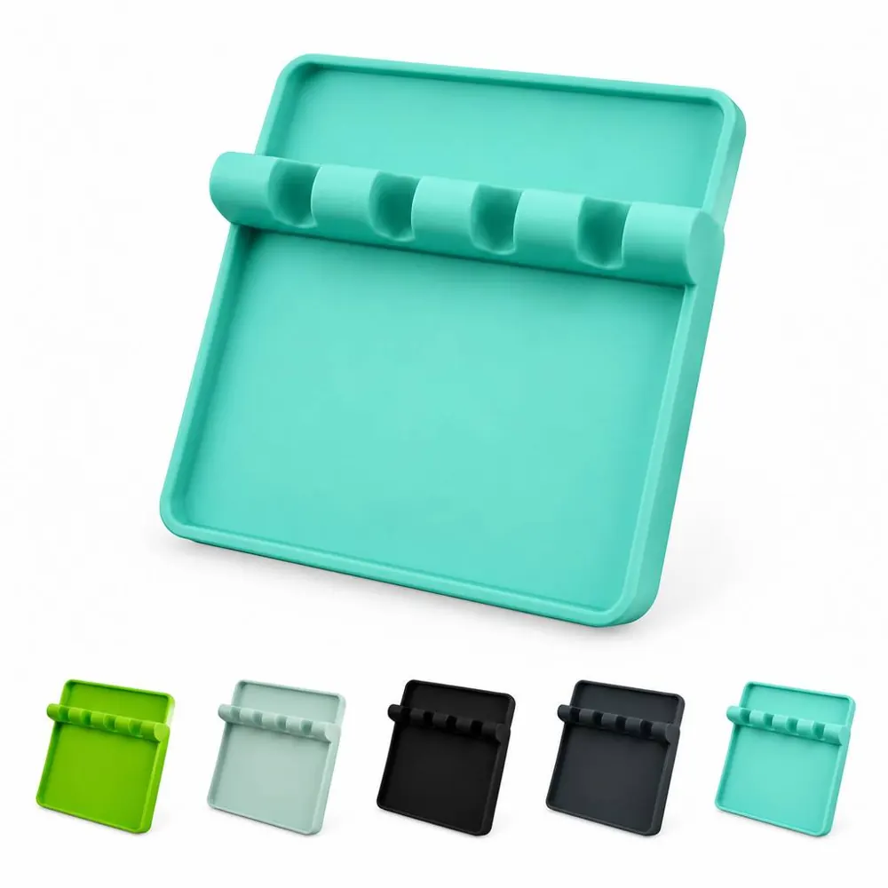Heat-Resistant Silicone Kitchen Utensil Holder 2