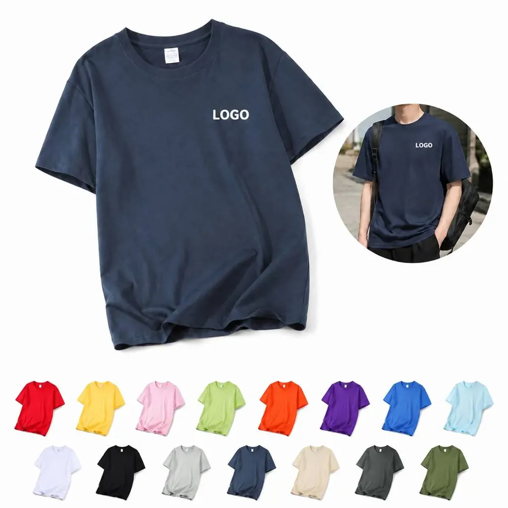Soft Breathable Cotton Crewneck Tee for Unisex Casual Wear