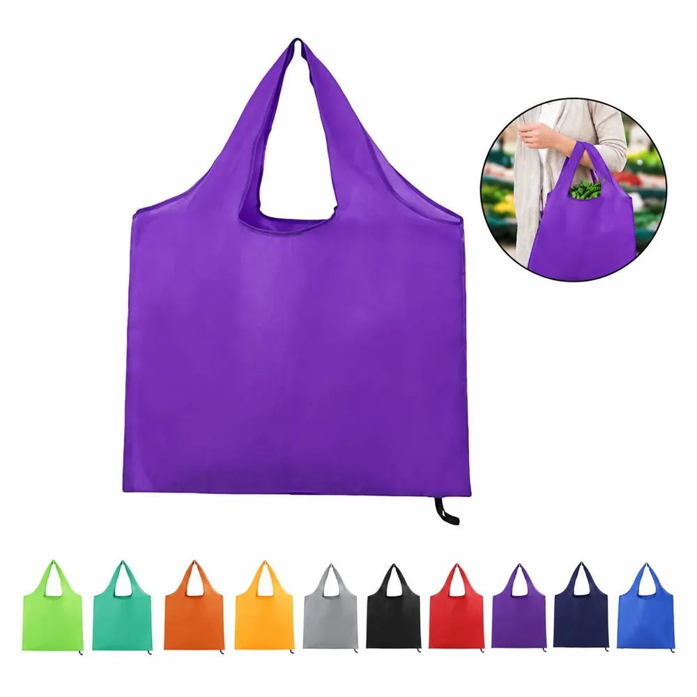 Foldable Water-Resistant Reusable Shopping Tote for 2