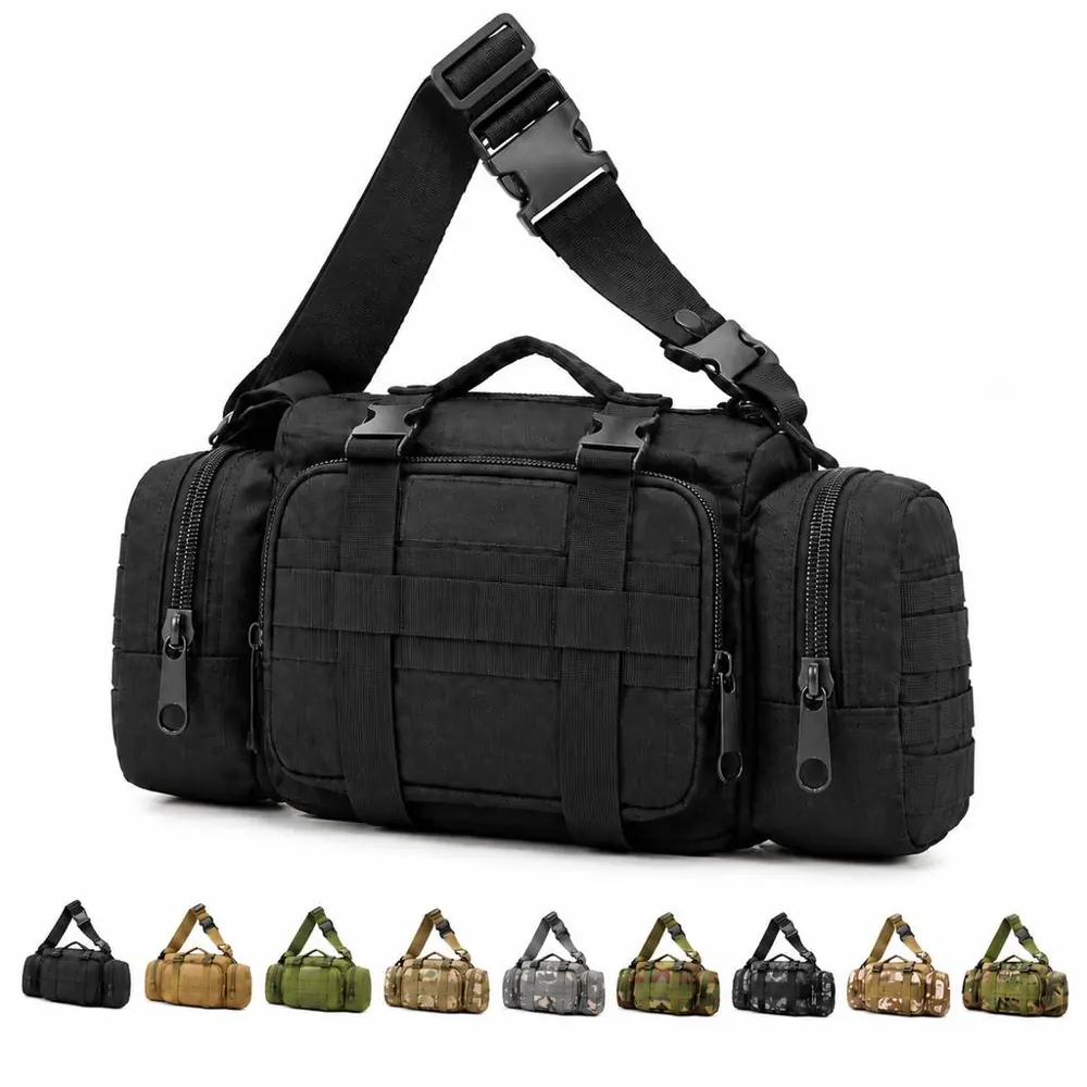Water-Resistant Tactical Waist Pack with Multi-Pocket 2