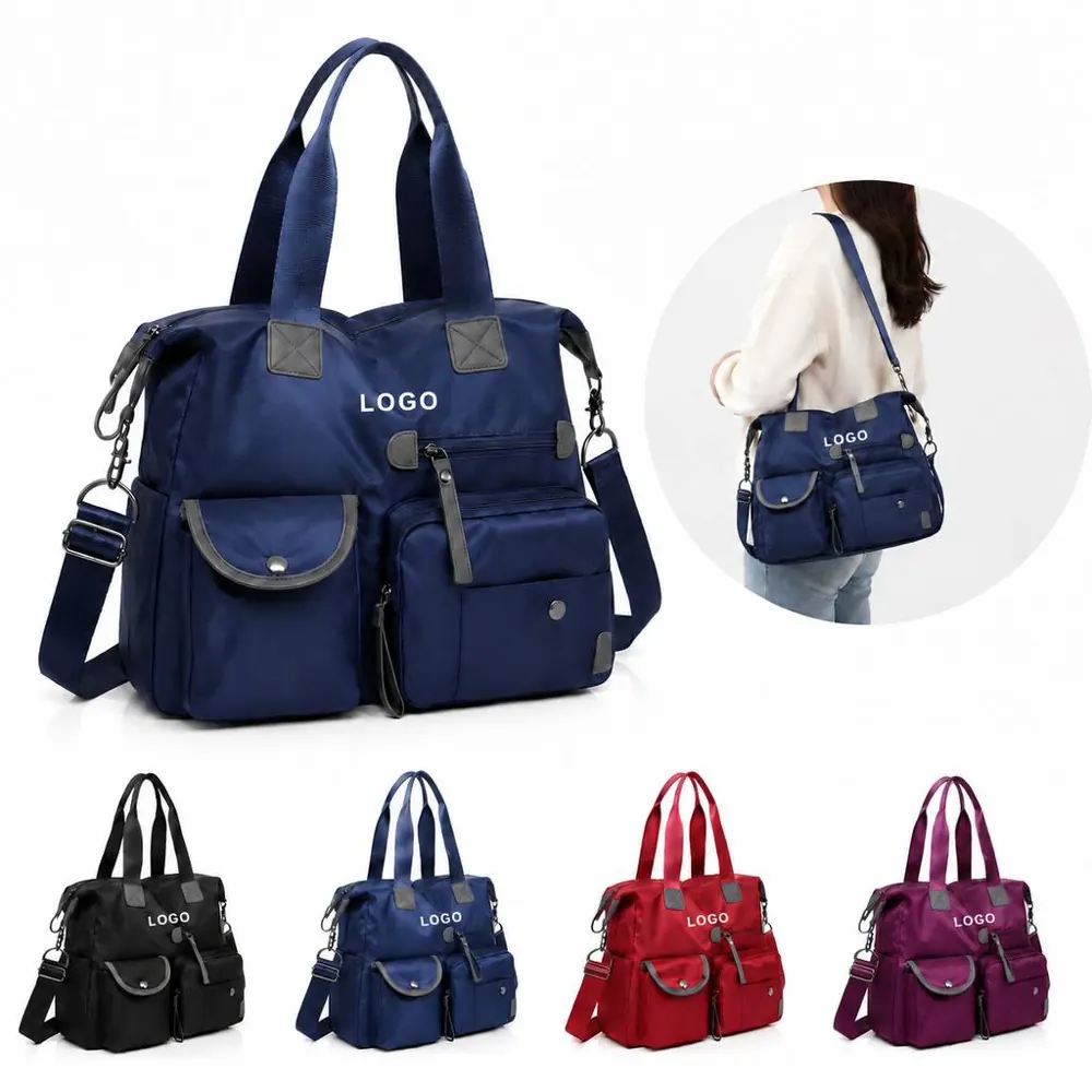 Foldable Lightweight Nylon Tote for Daily Travel Work