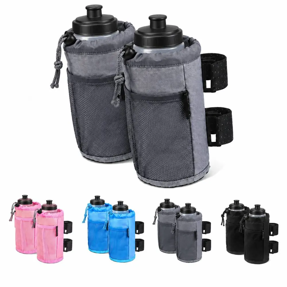 Insulated Cycling Water Bottle Bag with Adjustable Straps 2