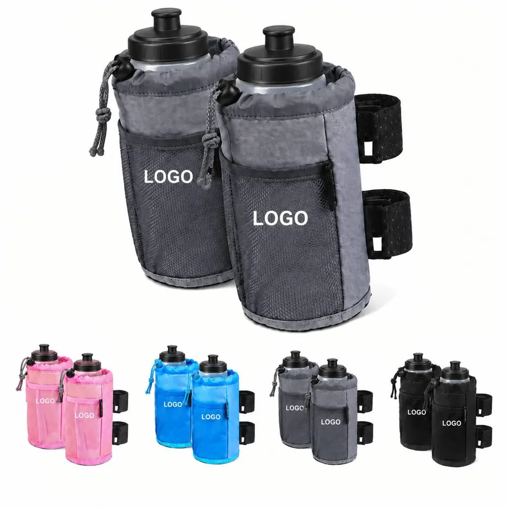 Insulated Cycling Water Bottle Bag with Adjustable Straps