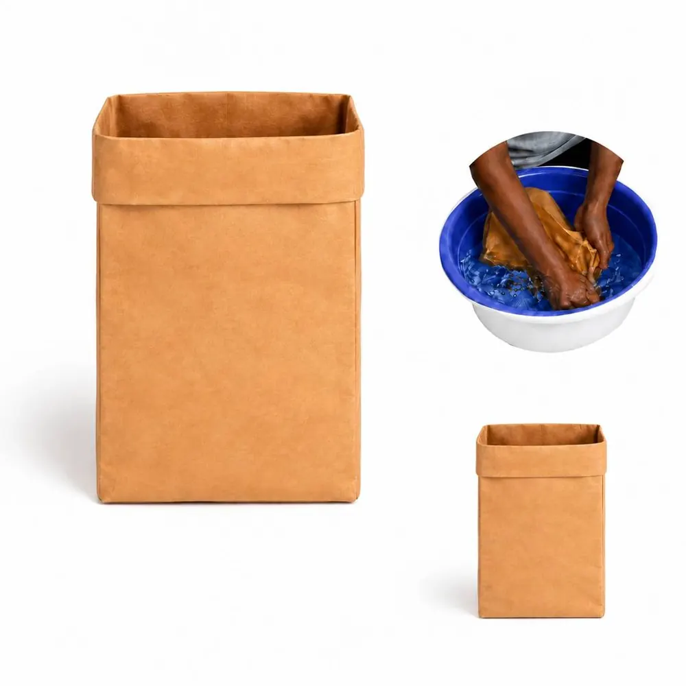 Eco-Friendly Kraft Paper Storage Bag for Documents 2