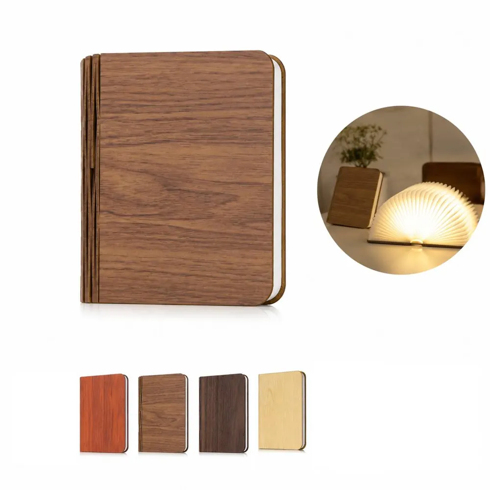 Foldable Book-Shaped LED Reading Lamp with 8 Colors 2