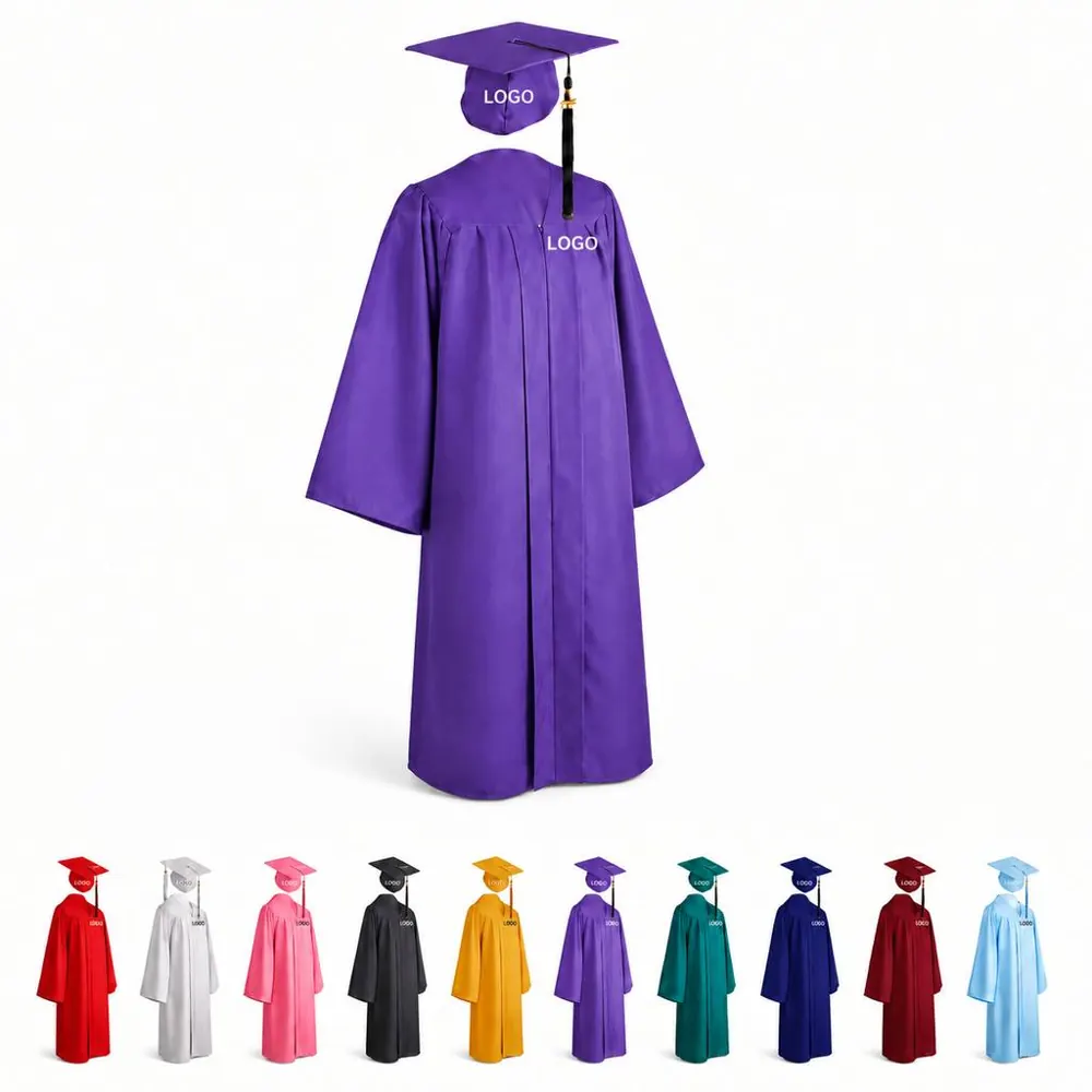 Graduation Cap Gown and Tassel Set for Commencement
