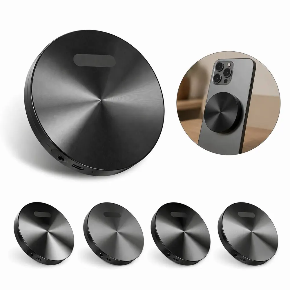 AI Voice Recorder with Magnetic Mount for Transcription 2