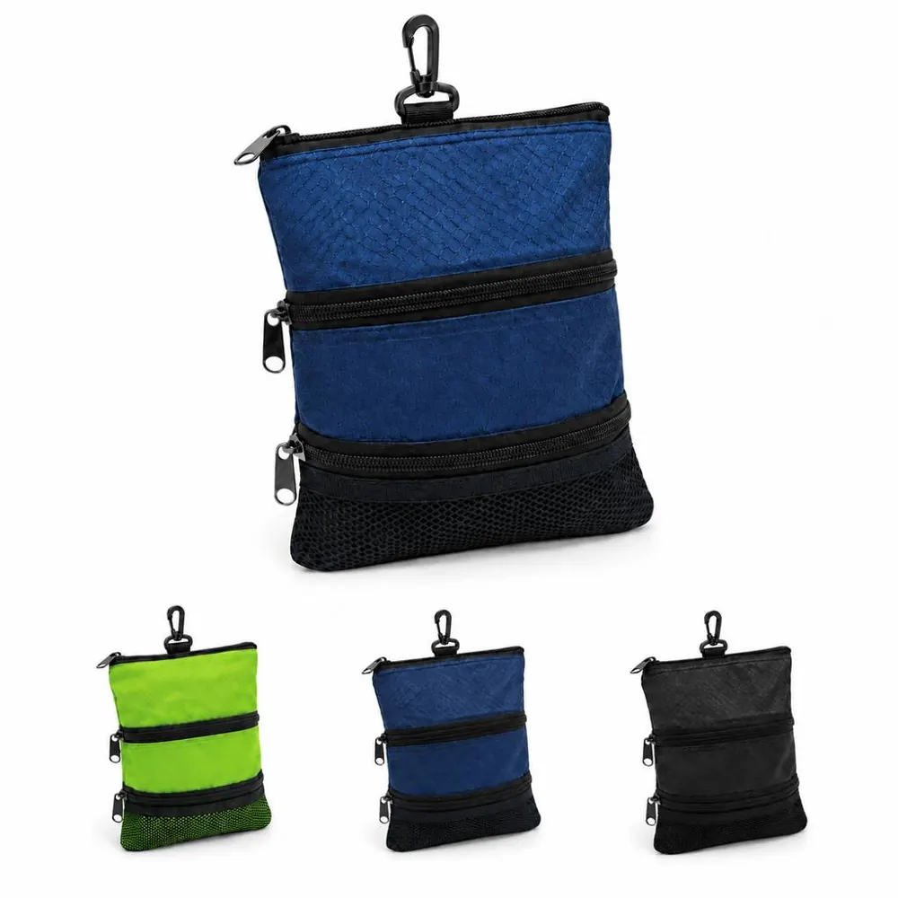 Compact Golf Ball Pouch with Durable Zipper Closure 2
