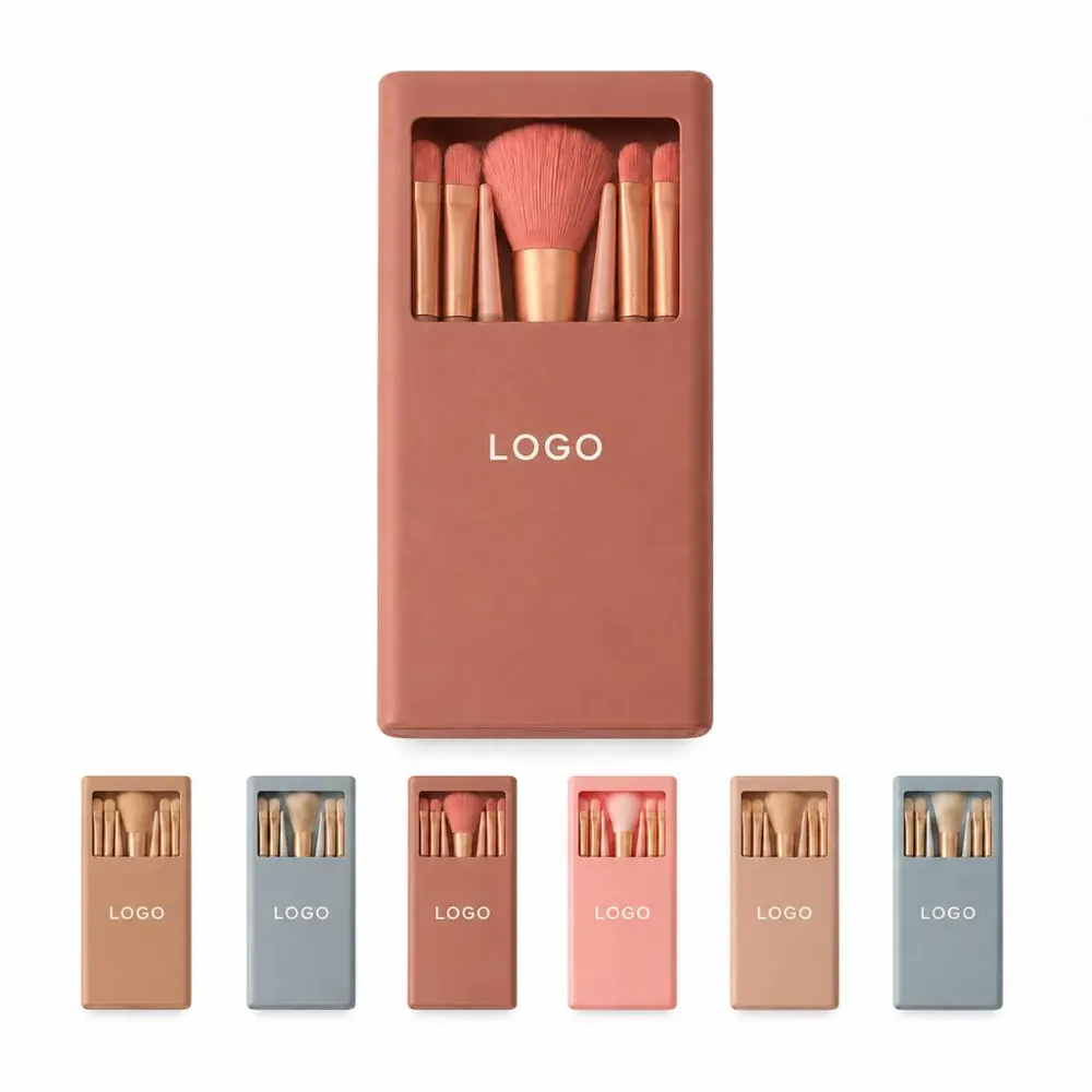 5-Piece Mini Makeup Brush Kit for Travel & Precision