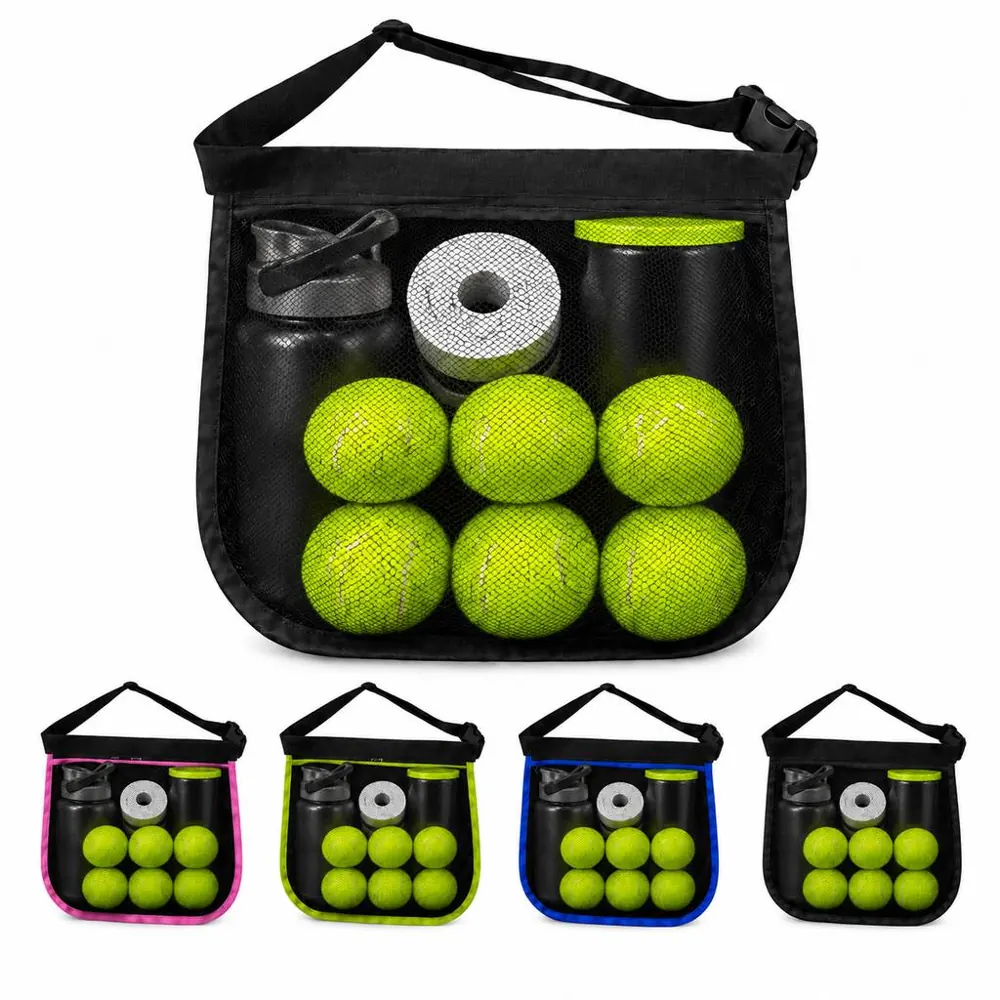 Drawstring Tennis Ball Holder Lightweight Water-Resistant 2