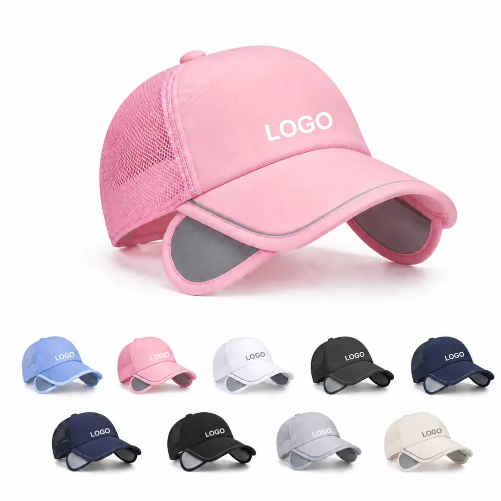 Adjustable Reflective Sun Visor Hat for Outdoor UV