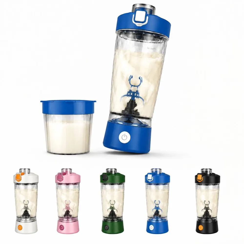 Portable Rechargeable Electric Protein Mixing Bottle 2